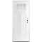 Codel Doors 36" x 96" Primed White Shaker Exterior Fiberglass Door 3080LHISPSFHER3066C691610BB - alternate 1